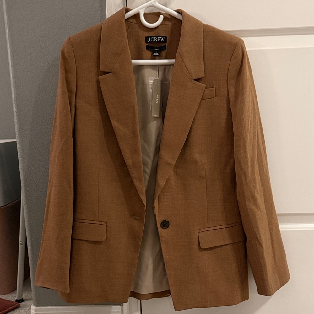 J.Crew Willa Tan Blazer NWT size 6